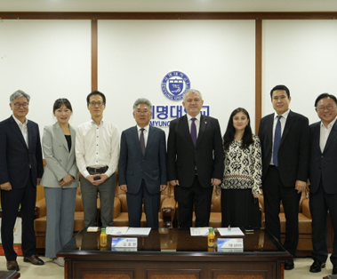 세명대 키롬 살로히딘 주한 타지키스탄 대사 일행 접견